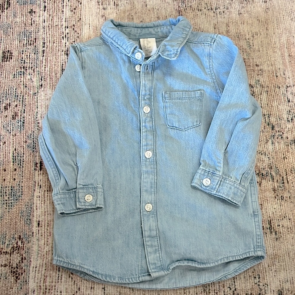 H&M | toddler denim button up